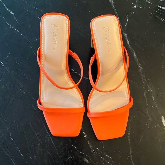 The Drop Shoes - ORANGE HEEELS